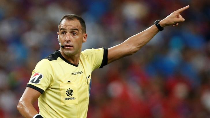 Uruguayan referee Esteban Ostojich is one of South American's highest carders
